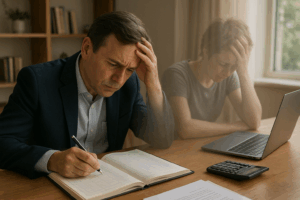 frustrated business owner